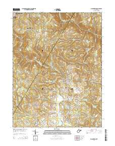 Masontown 2014 topographic map thumbnail