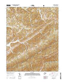 Lindside 2014 topographic map thumbnail