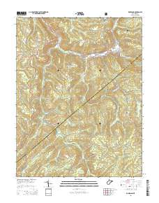 Richwood 2014 topographic map thumbnail