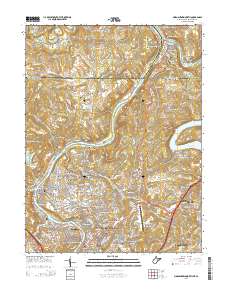Morgantown North 2014 topographic map thumbnail