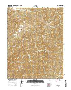 Rock Cave 2014 topographic map thumbnail
