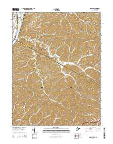Pond Creek 2014 topographic map thumbnail