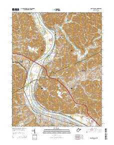Saint Albans 2014 topographic map thumbnail