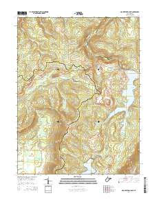 Mount Storm Lake 2014 topographic map thumbnail