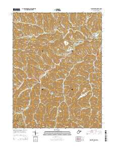 Wadestown 2014 topographic map thumbnail