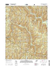 Webster Springs SW 2014 topographic map thumbnail