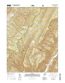Spruce Knob 2014 topographic map thumbnail