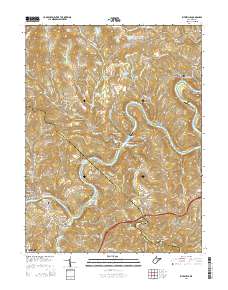 Rivesville 2014 topographic map thumbnail