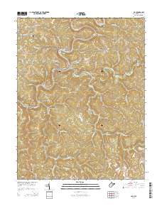 Clay 2014 topographic map thumbnail
