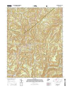 Quinwood 2014 topographic map thumbnail