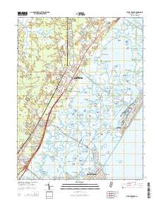Stone Harbor 2014 topographic map thumbnail