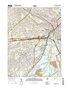 Trenton West 2014 topographic map thumbnail