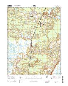 Woodbine 2014 topographic map thumbnail