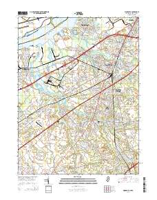 Woodbury 2014 topographic map thumbnail