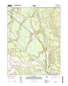 Atsion 2014 topographic map thumbnail