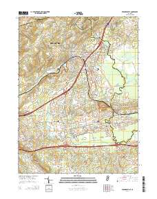 Bernardsville 2014 topographic map thumbnail