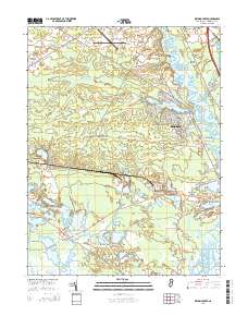 Dividing Creek 2014 topographic map thumbnail