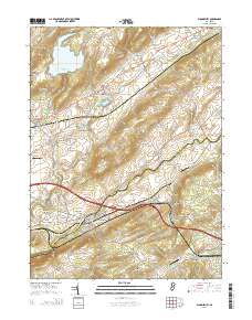 Bloomsbury 2014 topographic map thumbnail