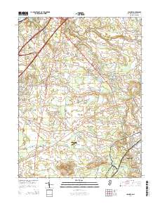 Columbus 2014 topographic map thumbnail