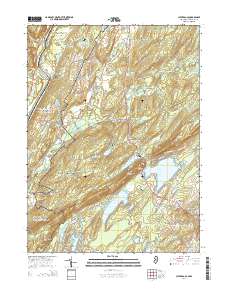Culvers Gap 2014 topographic map thumbnail