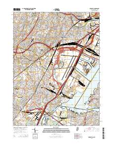 Elizabeth 2014 topographic map thumbnail