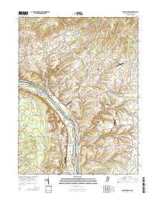 Frenchtown 2014 topographic map thumbnail