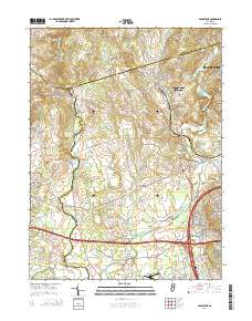 Gladstone 2014 topographic map thumbnail