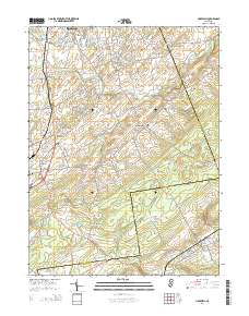 Hopewell 2014 topographic map thumbnail