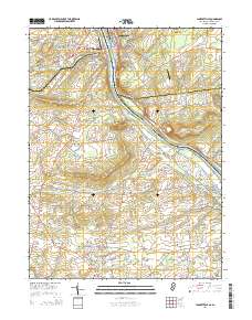 Lambertville 2014 topographic map thumbnail
