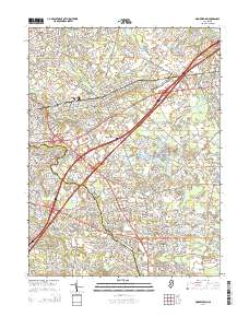 Moorestown 2014 topographic map thumbnail