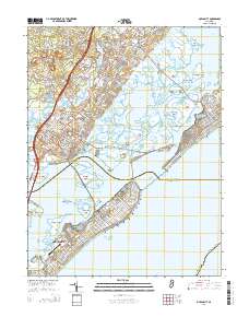 Ocean City 2014 topographic map thumbnail