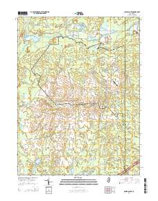 Oswego Lake 2014 topographic map thumbnail