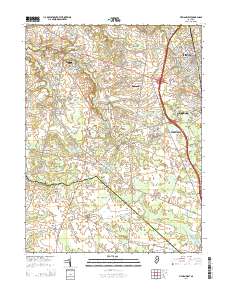 Pitman West 2014 topographic map thumbnail