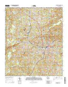 Barnesville 2014 topographic map thumbnail