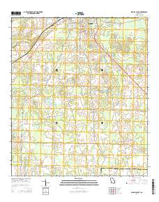 Blakely South 2014 topographic map thumbnail