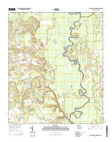 Blue Springs Landing 2014 topographic map thumbnail