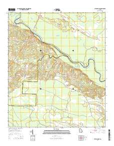 Altamaha SE 2014 topographic map thumbnail