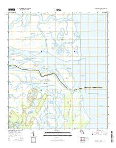 Altamaha Sound 2014 topographic map thumbnail