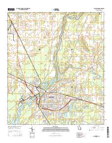 Bainbridge 2014 topographic map thumbnail
