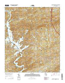 Bartletts Ferry Dam 2014 topographic map thumbnail