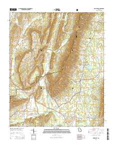 Armuchee 2014 topographic map thumbnail