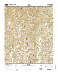 Bowdon West 2014 topographic map thumbnail