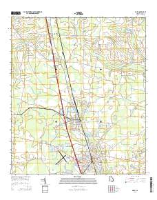 Adel 2014 topographic map thumbnail