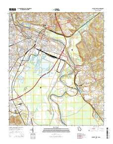 Augusta East 2014 topographic map thumbnail