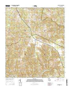 Bastonville 2014 topographic map thumbnail