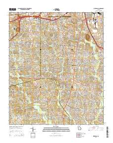 Riverdale 2014 topographic map thumbnail