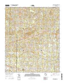 Lost Mountain 2014 topographic map thumbnail