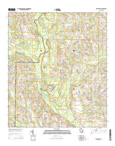 Irwinville 2014 topographic map thumbnail