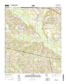 Metter SE 2014 topographic map thumbnail
