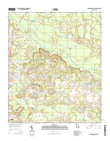 Jacksonboro Bridge 2014 topographic map thumbnail